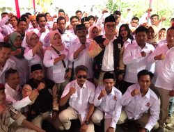 Kaum Ibu di PAC Gerindra Bojongmangu Bekasi Siap Menangkan Prabowo Jadi Presiden