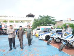 Bersama Forkopimda Polres Metro Bekasi Gelar Apel Operasi Lilin 2022