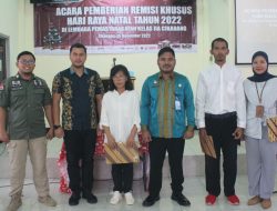 Momentum Natal 2022 Puluhan Warga Binaan Dapatkan Remisi