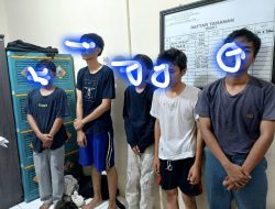 Buat Resah Pengguna Jalan,Polisi Amankan Para Bocah Tawuran