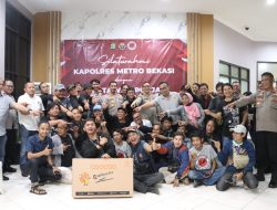 Rayakan HPN,Awak Media Pokja Dan Kapolres Metro Bekasi Makan Bakso Bersama