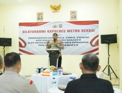 Bertemu Para Tokoh Kapolres Metro Bekasi Berkunjung ke Babelan dan Tarumajaya
