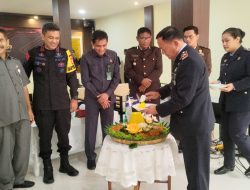 Lapas Cikarang bersama Forkopimda ikuti Halal Bihalal Dan Apel Peringatan Hari Bhakti Pemasyarakatan Ke-59