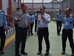 Plt.Direktur Keamanan dan Ketertiban Direktorat Jenderal Pemasyarakatan Lakukan Monitoring dan Evaluasi Di Lapas Cikarang