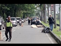 Tabrak Pembatas Jalan Pemuda Asal Rawa Lumbu Meregang Nyawa