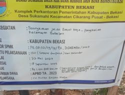 Pekerjaan APBD Pengerasan Sampai Pembesian,CV. Putra Gajah Mada Diduga Kurangi Volume Kerjaan