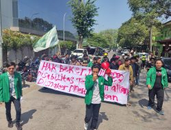 Pinta Hak Ketenagakerjaan Bagi Penyandang Disabilitas,Puluhan Mahasiswa Demo Kantor Disnaker Kota Bekasi