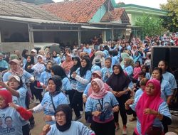 Brilian Bersama Ratusan Emak – Emak Lakukan Senam Sehat Gemoy