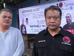 Caleg PDIP Dapil 7 Jamaludin HR, Ajak Warga Tuker Sampah Dengan Minyak