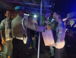 Puluhan Nasi Box Makan Sahur Di Bagikan Polsek Tarumajaya