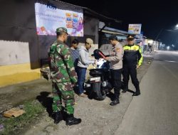 Tidak Lengkapi Dalam Berkendara 3 Unit Sepeda Motor Di Amankan Polsek Cabangbungin Dalm Gelar OKJ