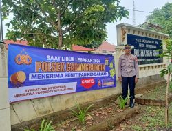 Polsek Cabangbungin Terima Penitipan Motor Warga yg Mudik Lebaran