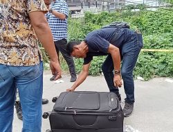 Mayat Wanita Paruh Baya Dalam Koper Gemparkan Warga