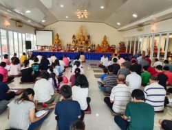 Pengamanan Khidmat Perayaan Waisak 2568 Di Vihara Budha Jayanti Di Lakukan Polsek Tarumajaya