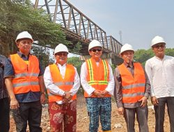 Groundbreaking Perbaikan Jembatan Cipamingkis Diresmikan Pj Bupati Bekasi