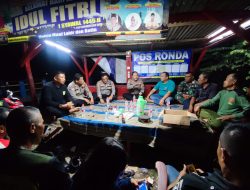 Polres Metro Bekasi Pantau Beberapa Satkamling Jaga Keamanan dan lingkungan