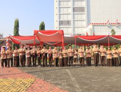 Sekda Pemkot Bekasi Jadi Inspektur Upacara Peringatan Hari Pramuka ke 63 Tahun.