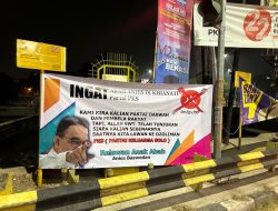 Diduga Buntut PKS Urung Mengusung Anies, Relawan Bentang Spanduk Kecaman