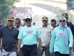 Pj. Wali Kota Bekasi Turut Serta Deklarasi Jaga Kondusifitas Pilkada Sekaligus Senam Bersama Dengan Bawaslu