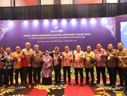 Pj. Wali Kota Bekasi Berikan Apresiasi di Acara RUPS Bank BJB