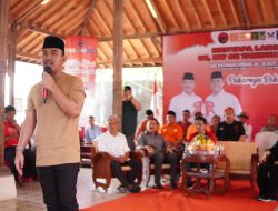 Calon Bupati AKK Sapa Ratusan Warga Tamsel Di Dampingi Ketua Pdip Kab Bekasi Soleman