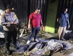 Seorang Pengendara Sepeda Motor Tewas Terbakar Akibat Tabrak Lapak Bensin