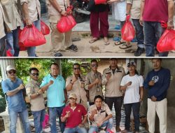 Gandeng Ormas Gemantara,CV.Archa Manik Sagara Berbagi Ratusan Sembako Pada Warga Tidak Mampu