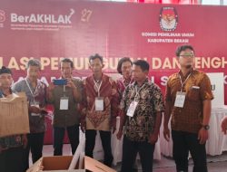 Simulasi Pemungutan dan Penghitungan Suara Pilkada Setentak Tahun 2024,di Lakukan Kpud Kab Bekasi