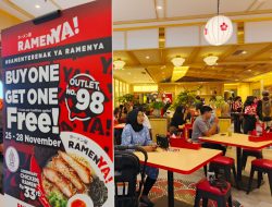 Outlet ke-98 Ramen Ya Resmi Buka di Pakuwon Mall Bekasi