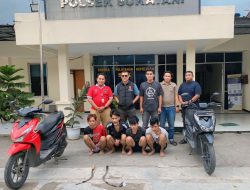 Polsek Sukatani Amankan Empat Pelaku Begal