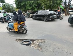 Warning, Banyak Jalan Berlubang di Kota Bekasi Bahayakan Pengendara