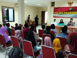 Kapolsek Cikarang Pusat Berbagi Kasih Bersama Yatim Piatu
