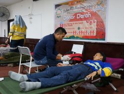 Aksi Donor Darah Di Lakukan PT NHM Dengan Menggandeng PMI Maluku Utara