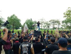 Kepung PT. Morita Tjokro Gearindo, Gibas Kabupaten Bekasi Gelar Aksi Tuntut Hak dan Kewajiban