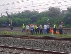 Wanita Lanjut Usia Tewas Tertabrak Kereta