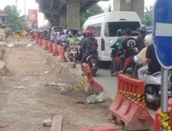 Gawat, Bikin Macet Polres Metro Bekasi Akan Stop Proyek Pipa SPAM Kalimalang Lantaran Ganggu Arus Mudik