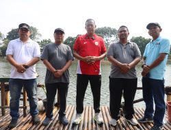 Peresmian Dermaga Danau Duta Harapan, Wali Kota Bekasi Optimis Jadi Objek Wisata Air Unggulan.