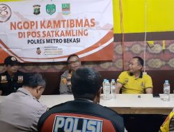 Polsek Serang Baru Gelar Ngopi Kamtibmas, Jalin Silaturahmi dengan Warga