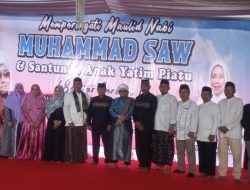 Gelar Doa Bersama Dan santunan anak yatim untuk Keselamatan Bangsa di Lakukan Tokoh Masyarakat Setiamekar