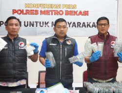 66 Gram Sabu dan 45 Ribu Pil Terlarang di Amankan Satresnarkoba Bekasi