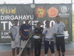 Buana Sport Hall Gelar Turnamen Tenis HUT TNI ke-80 Bertajuk Semangat Sportivitas dan Persaudaraan Menyala di Bekasi