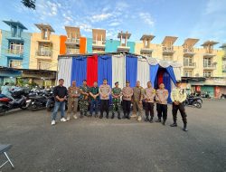 Kapolsek Tarumajaya Amankan Giat Ibadah Natal Jamaat Gereja HKBP Harapan Indah