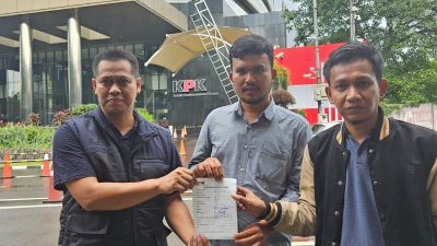 LMP dan Brigez Lapor ke KPK dugaan gratifikasi Proses Seleksi Direksi dan Dewas Perumda Tirta Bhagasasi