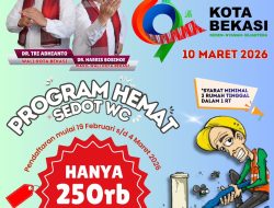 Pemkot Bekasi Berlakukan Pengurangan Tarif Retribusi Layanan Penyedotan Air Limbah Domestik dalam Rangka HUT ke-29 Kota Bekasi