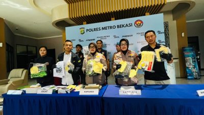 Polres Metro Bekasi Ungkap Penyiraman Air Keras dalam Hitungan Hari