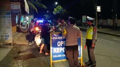 Polsek Cikarang Timur Gelar Operasi Kejahatan Jalanan, Jaga Kondusivitas Wilayah