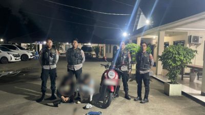 Patroli Perintis Presisi Sat Samapta Polres Metro Bekasi Amankan Pelajar Diduga Bawa Senjata Tajam di Cikarang Utara