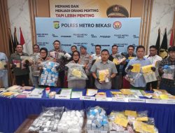 Polres Metro Bekasi Sita Ratusan Ribu Obat Terlarang dan Amankan 60 Orang