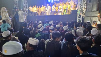 Puluhan UMKM Raup Berkah dari Pawai Obor Ribuan Warga Padati Malam Tahun Baru Islam di Gandasari