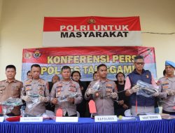 Polres Tanggamus Ungkap Kasus Pencurian Dengan Pemberatan